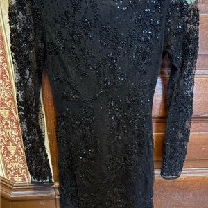 Altar'd State Black Long Sleeve Dress